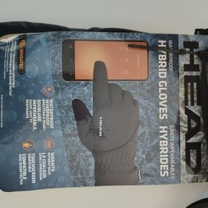 HEAD Black Hybrid Gloves for Touchscreen Devices